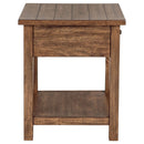 Castleton - 1 Drawer Wood End Table With Shelf