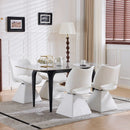 Modern Swivel Dining Chair With High Back by Unique Piece Furniture