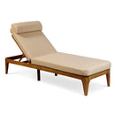 TOPMAX Acacia Wood Chaise Lounge by HouseOfZazla