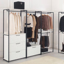 Fiona - Freestanding, Walk-In Closet System - White by HouseOfZazla