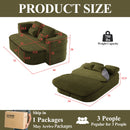 2 In 1 Foldable Sofa Bed With Multi Functional Blanket, Floor Lounge Sofa by HouseOfZazla