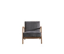 Classic Mid-Century Modern Accent Chairs, Open Framed Armchair With Cushioning by Unique Piece Furniture