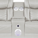Challenger - LED Power Recliner Loveseat