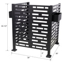 3x3 Ft Metal Air Conditioner Privacy Fence with Planter Boxes by HouseOfZazla