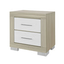 Elsa - 2 Toned Nightstand With Bar Handle And Spacious Drawers by Unique Piece Furniture