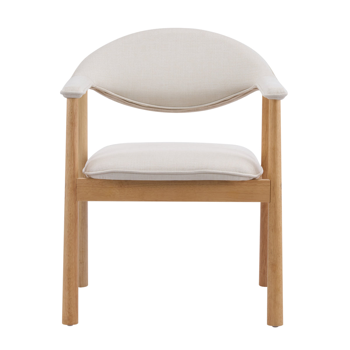 Upholstered Dining Chairs with Curved Back, photo 6 of 10