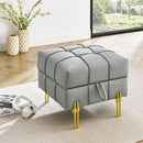 22 Inches Anti-Scratch Leather Storage Ottoman