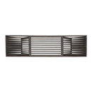 Gloaming - Outdoor Bench With Slat Design And Triangular Base