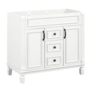 Bathroom Vanity Cabinet With 2 Soft Closing Doors And 2 Drawers by Unique Piece Furniture