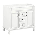 Bathroom Vanity Cabinet With 2 Soft Closing Doors And 2 Drawers by Unique Piece Furniture