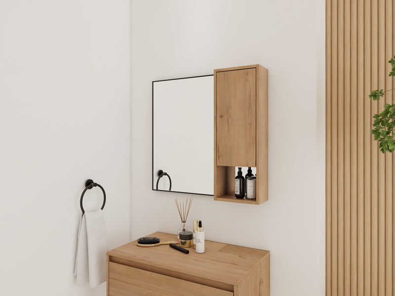 10'' Wall Mounted Bathroom Mirror Cabinet with Soft Close Door, photo 9 of 10
