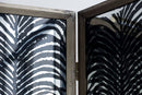Room Divider, Herero 4 Panel Decorative Screen - Black by HouseOfZazla