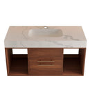 39.4" Floating Bathroom Vanity with Ceramic Sink