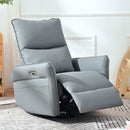 270° Power Swivel Rocker Glider Recliner Chair With USB Ports by Unique Piece Furniture