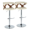 Adjustable Swivel Bar Stools Mid Century Modern Set by Unique Piece Furniture