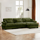 Super Comfort Oversized Modular Sectional Sofa With Movable Ottoman by HouseOfZazla