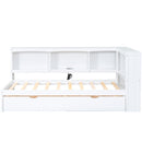 Daybed With 2 Storage Drawers, Storage Cabinets, USB Ports by HouseOfZazla