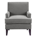 Colton - Track Arm Club Chair With Nailhead Trim by HouseOfZazla