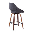 Fabrico - Mid-Century Modern, Counter Stool (Set of 2) by HouseOfZazla