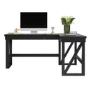 Crestwood - Lift Top L Desk - Black by HouseOfZazla