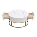 Modern Round Table With Drawers by HouseOfZazla