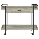 Begonia - 1 Drawer Cart - Driftwood