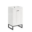 James Martin Chianti 20" Single Bathroom Vanity, Glossy White