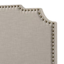 Copper - Eastern King Panel Bed - Beige by HouseOfZazla
