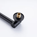 3 Hole Wall Mount Widespread Bathroom Waterfall Bathtub Faucet Mixer Taps with Hand Shower