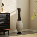Tall Designer Floor Vase With Elegant 2 Tone by HouseOfZazla