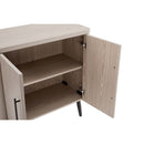 Jodie - Fluted Accent Cabinet - Oak by HouseOfZazla