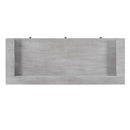 4-piece Dining Bar Table Set with 3 Upholstered Stools, Multifunctional Dining Table with 3 Drawers (Gray)