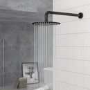 Oil Rubbed Bronze 16" Shower Arm With Flange, Stainless Steel, For Rain Shower Heads - Oil-Rubbed Bronze by HouseOfZazla
