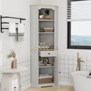 68" Tall Corner Cabinet with Door, Drawer, and Adjustable Shelf by HouseOfZazla