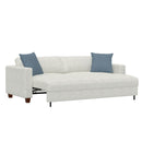 Pop Up Sleeper Sofa For Living Spaces - White by HouseOfZazla