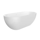 63 Inch Artificial Stone Solid Surface Freestanding Bathtub
