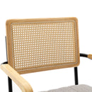 Accent Chair - Modern Industrial Slant Armchair with Metal Frame - Premium High Density Soft Single chair for Living Room Bedroom