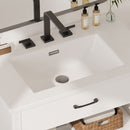 Modern Bathroom Vanity With Tempered Glass Doors by HouseOfZazla