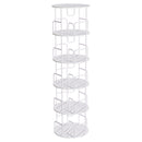 Rotating Bookshelf Tower 5 Tier Spinning 360 Degree Revolving Storage Shelf