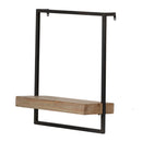 Wall Shelf, Wall Hanging Decor, Home Decor Accent - Black / Brown by HouseOfZazla