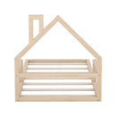 Floor Bed With House Shaped Headboard by HouseOfZazla