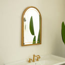 20'' Avri Mirror in Golden Beaded Retro Style