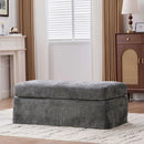 Ottoman Foot Stool With Metal Legs by Unique Piece Furniture