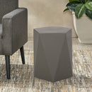Side Table With Geometric Design by HouseOfZazla