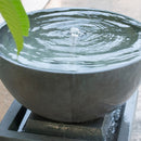 Zen Bowl Water Fountain, Outdoor Bird Feeder / Bath Fountains, Relaxing Water Feature For Garden by HouseOfZazla