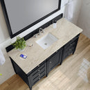 James Martin Brittany 60" Single Bathroom Vanity, Black Onyx