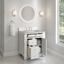 James Martin Bristol 30" Single Bathroom Vanity, Bright White