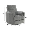 Sagen - Glider Recliner With Swivel by Unique Piece Furniture