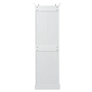 Bathroom Vanity With 2 Damping Hinge Doors, 3 Drawers, Adjustable Shelves - White by HouseOfZazla