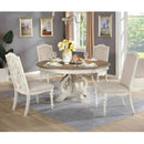 Elegant Dining Set Round Table And Side Chairs by Unique Piece Furniture